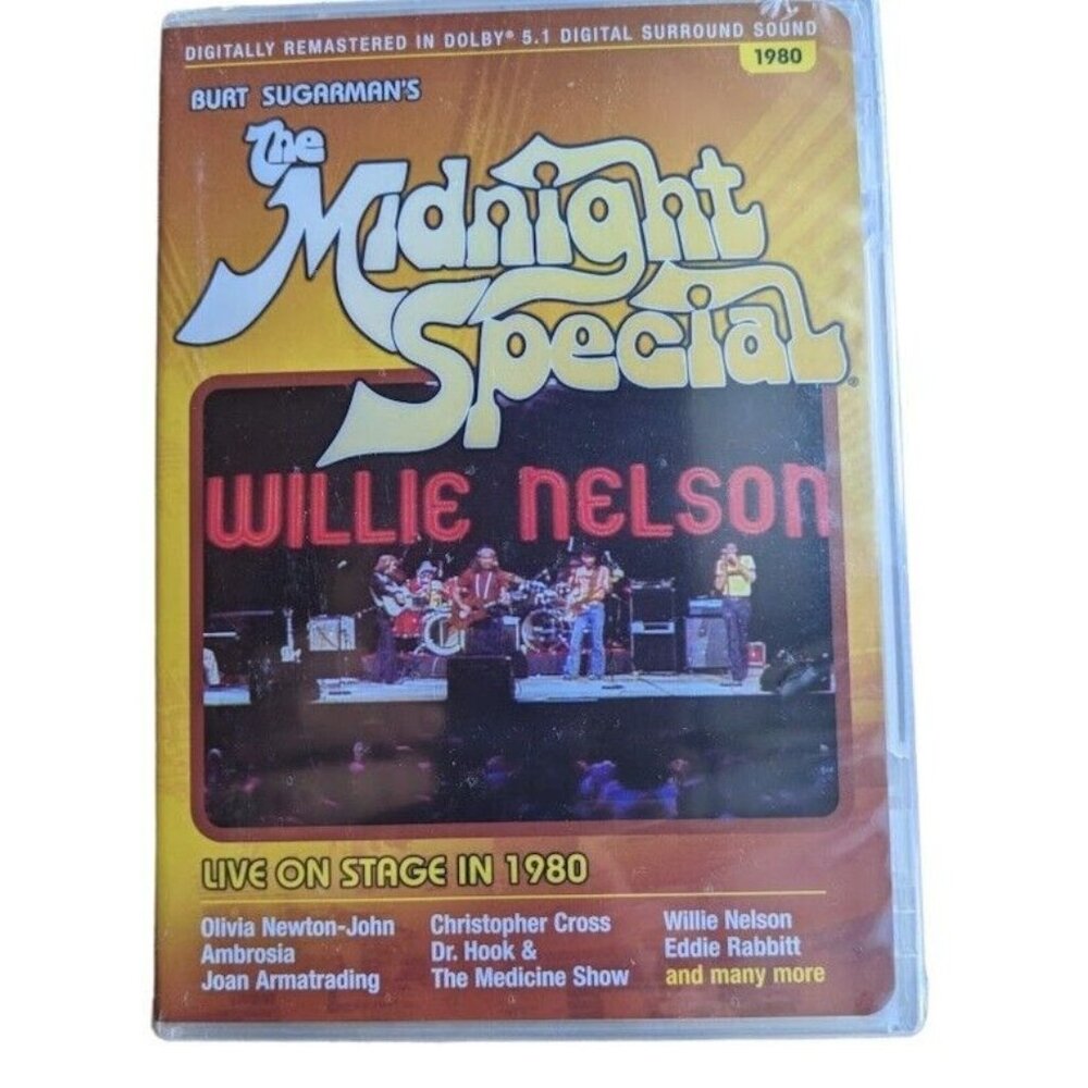 The Midnight Special Willie Nelson Olivia Newton John Bonus 1980 Burt Sugarman